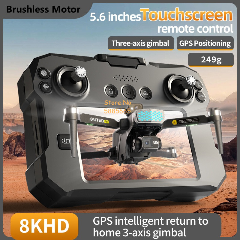 Dron RC FPV con Pantalla Tácti - Drone Gimbal reseña y precio