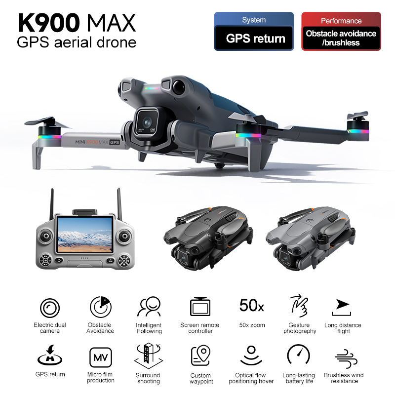 Kit de Dron K900 Max con Panta - Drone Gps Mount reseña y precio